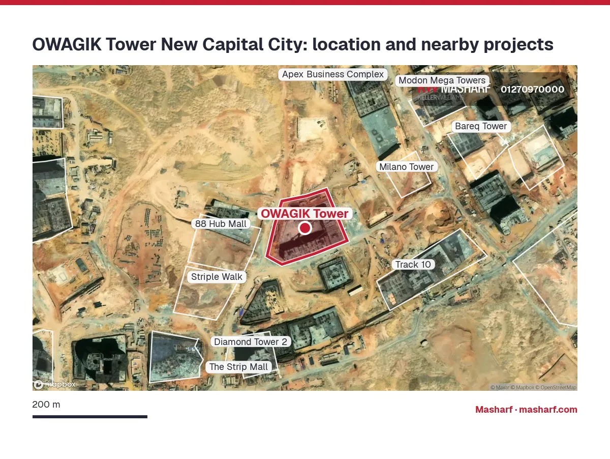 Where is OWAGIK Tower located?