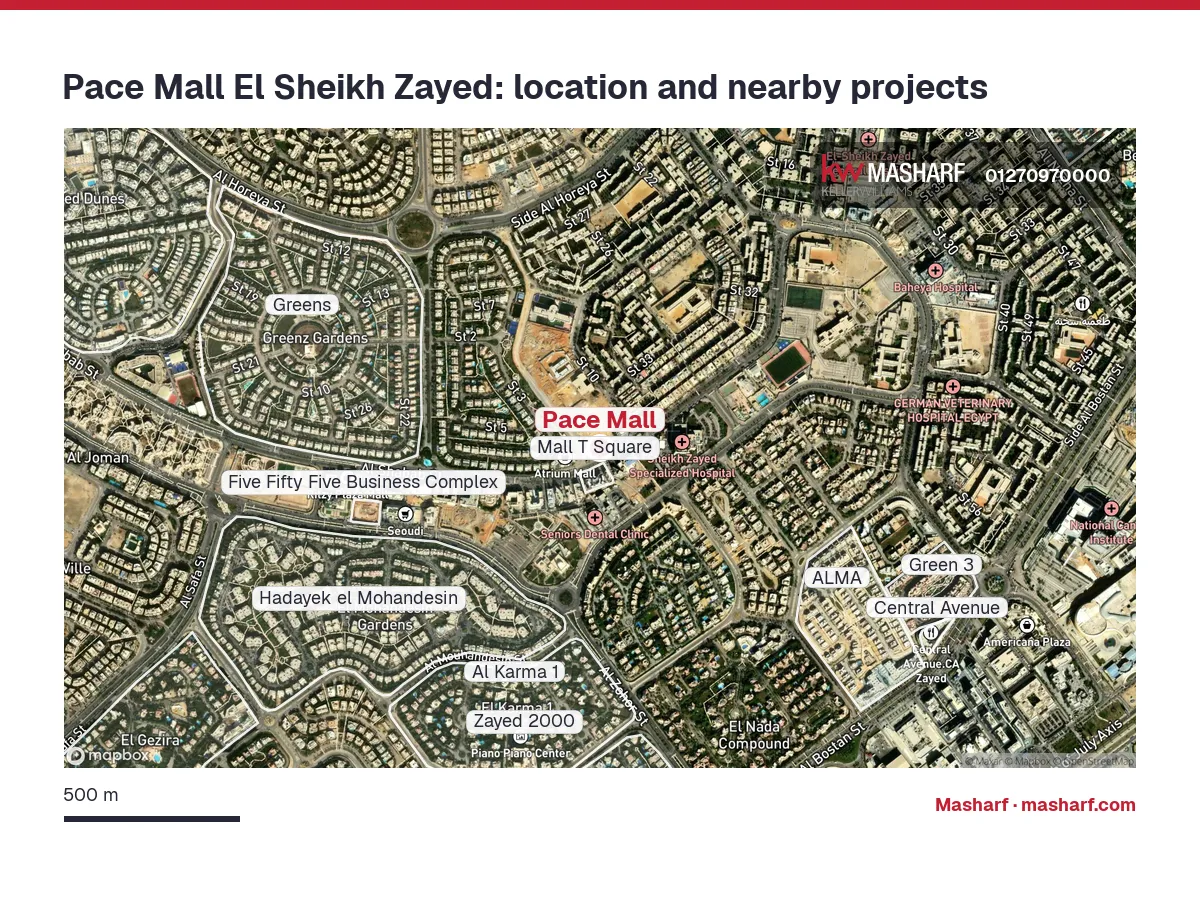 Where is Pace Mall located?
