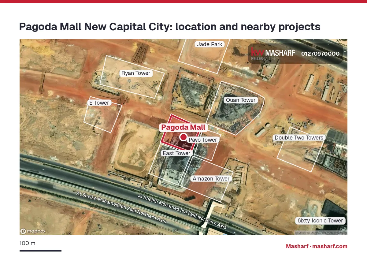 Where is Pagoda Mall located?