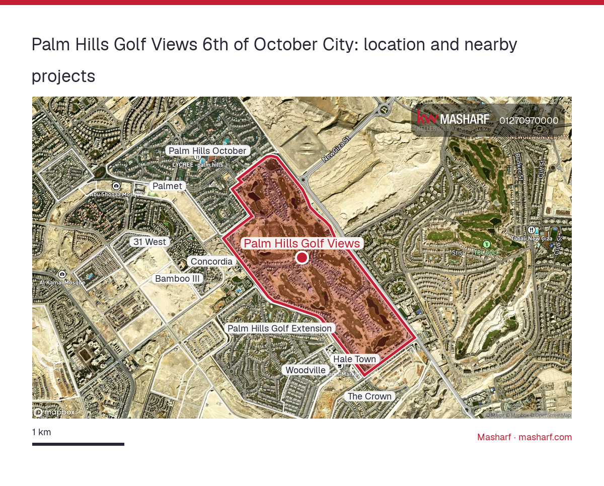 Where is Palm Hills Golf Views located?