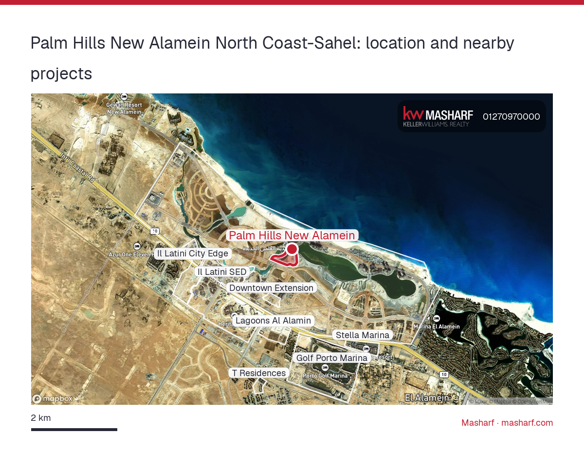 Where is Palm Hills New Alamein located?