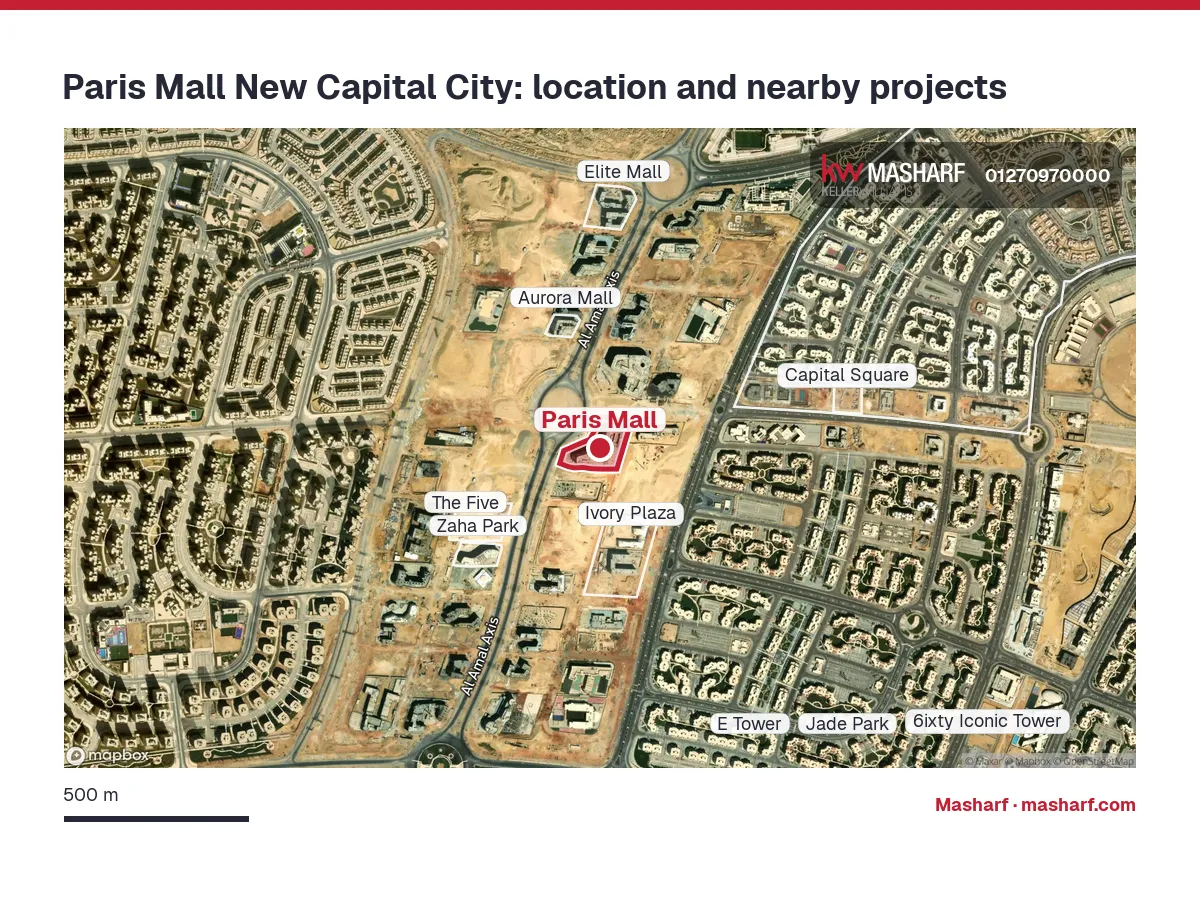 Where is Paris Mall located?