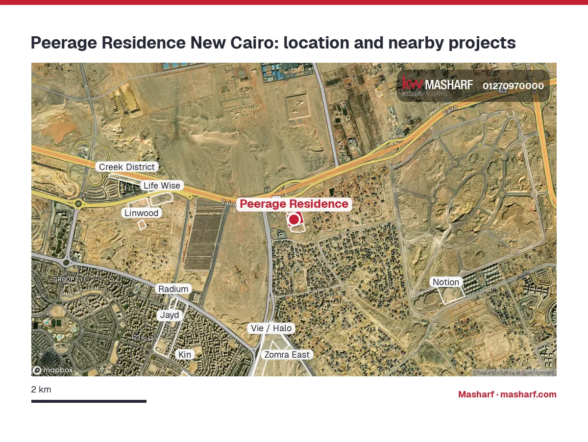 Where is Peerage Residence located?