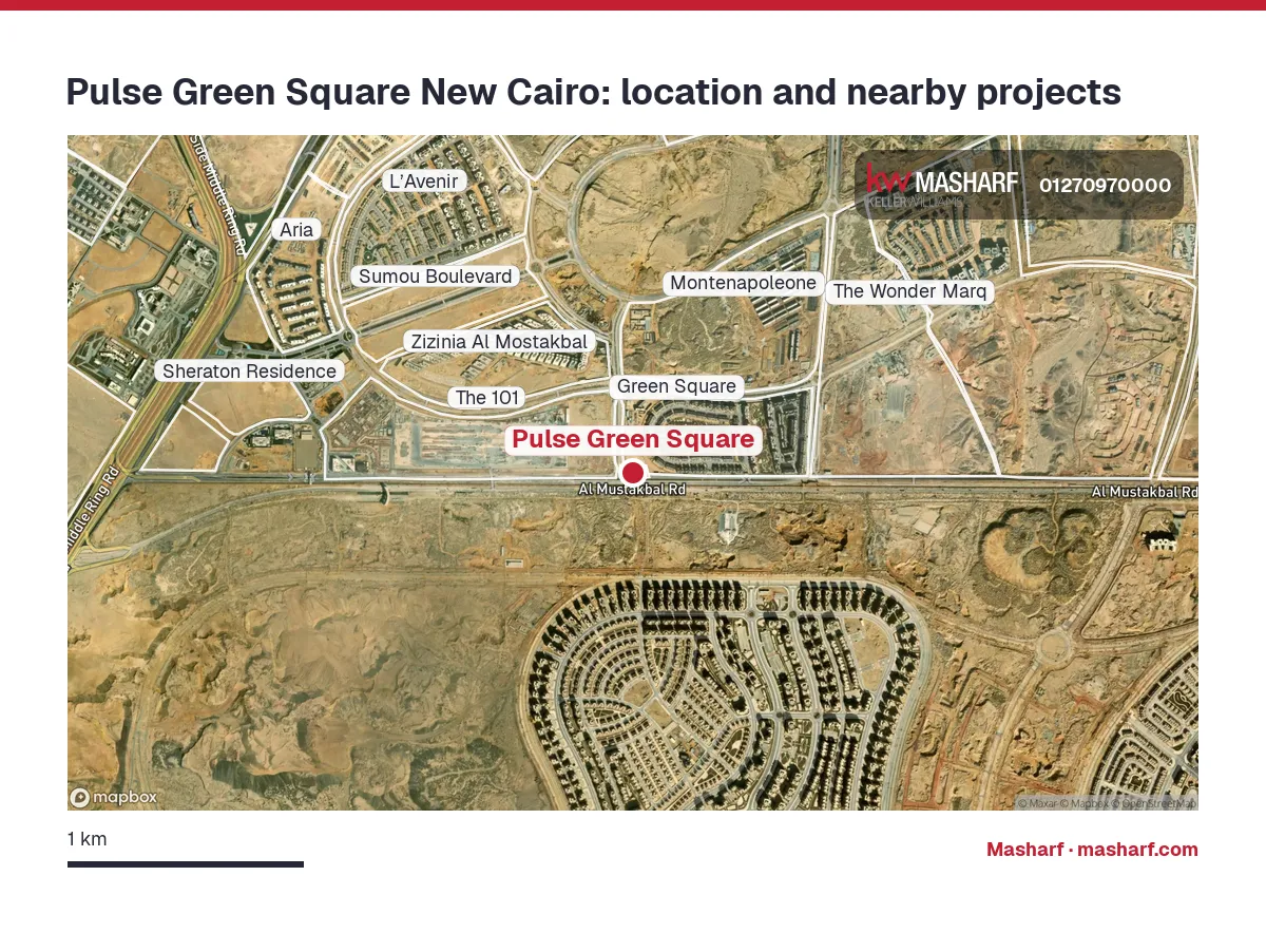 Where is Pulse Green Square located?