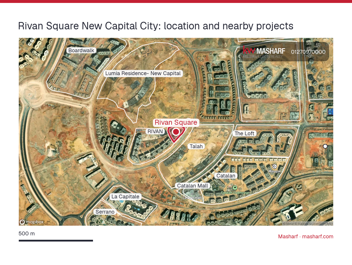 Where is Rivan Square located?