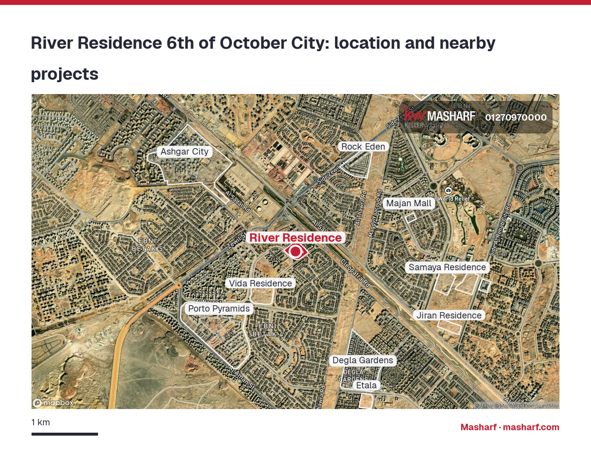 Where is River Residence located?