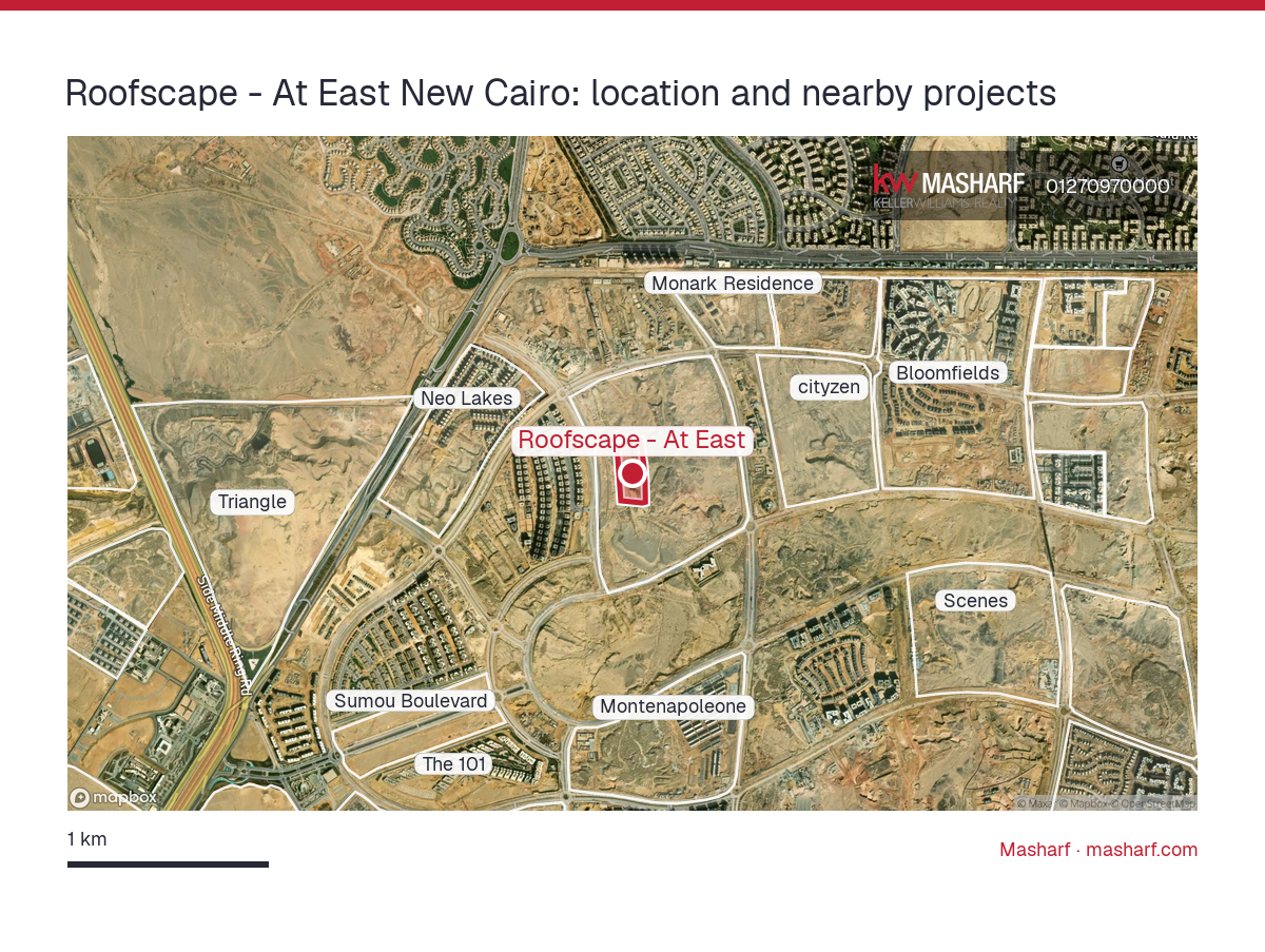 Where is Roofscape - At East located?