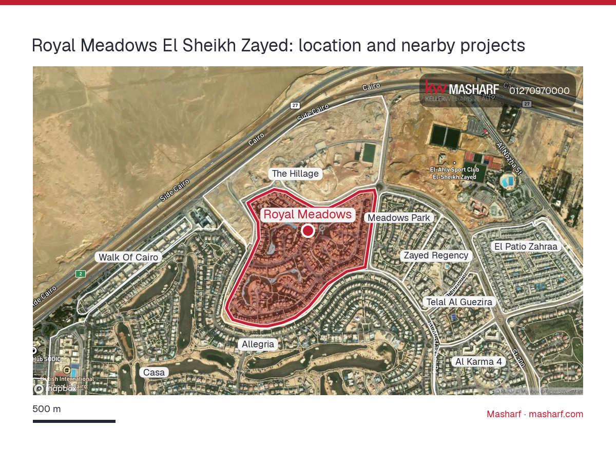 Where is Royal Meadows located?