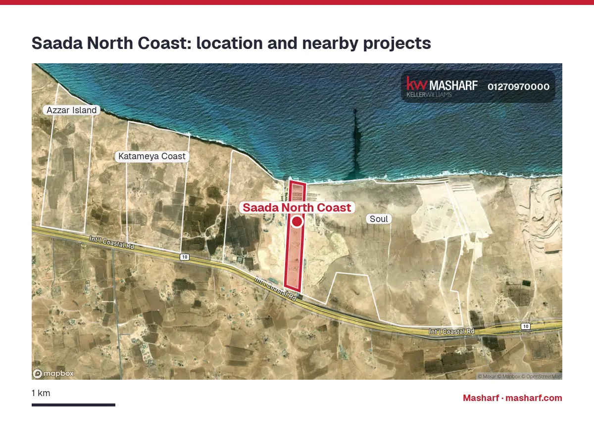 Where is Saada North Coast located?
