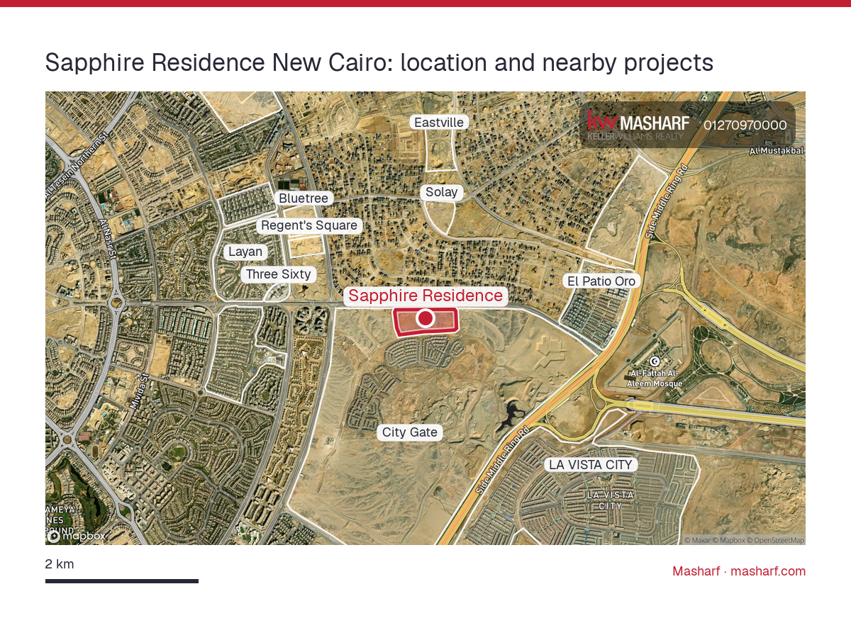 Where is Sapphire Residence located?