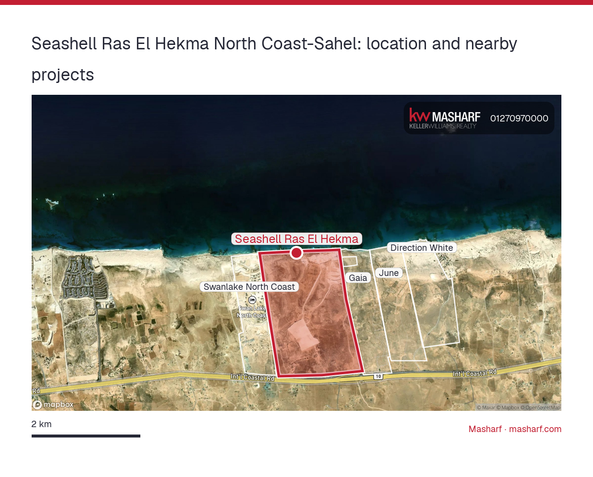 Where is Seashell Ras El Hekma located?