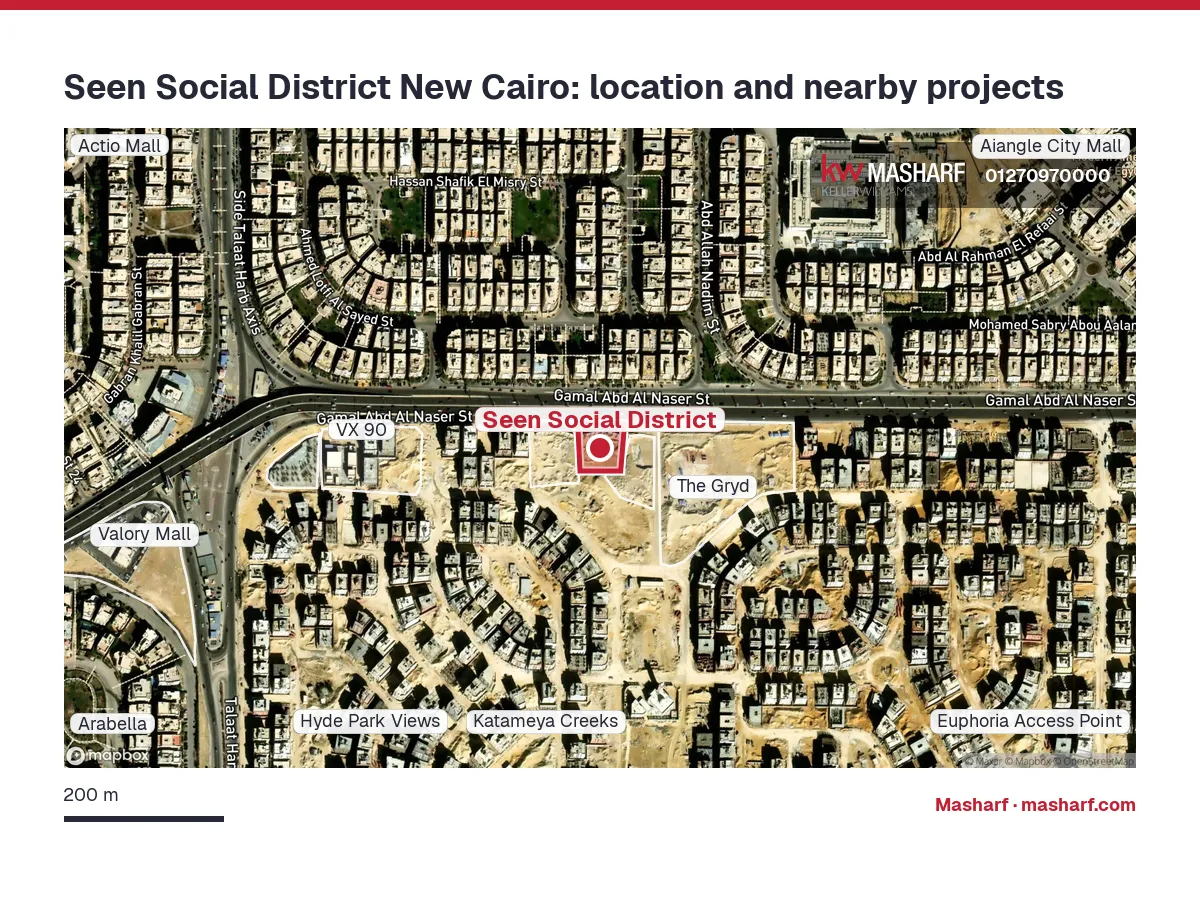 Where is Seen Social District located?