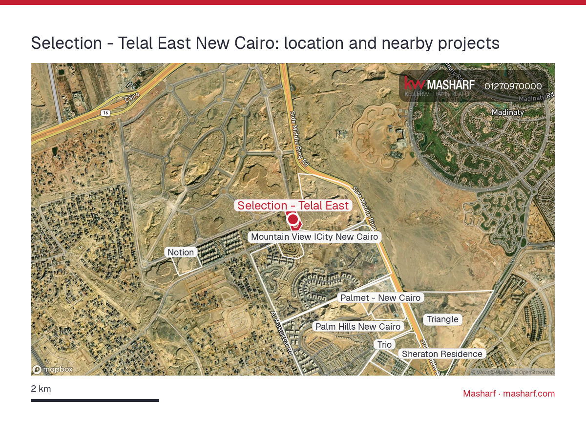 Where is Selection - Telal East located?