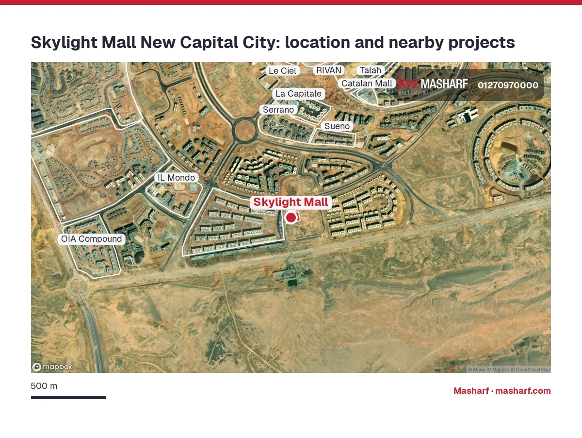 Where is Skylight Mall located?
