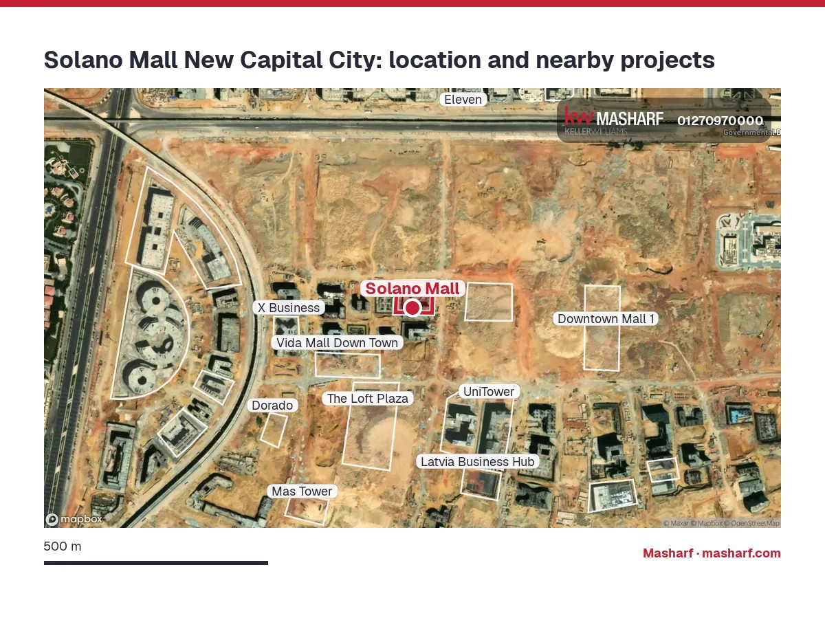 Where is Solano Mall located?