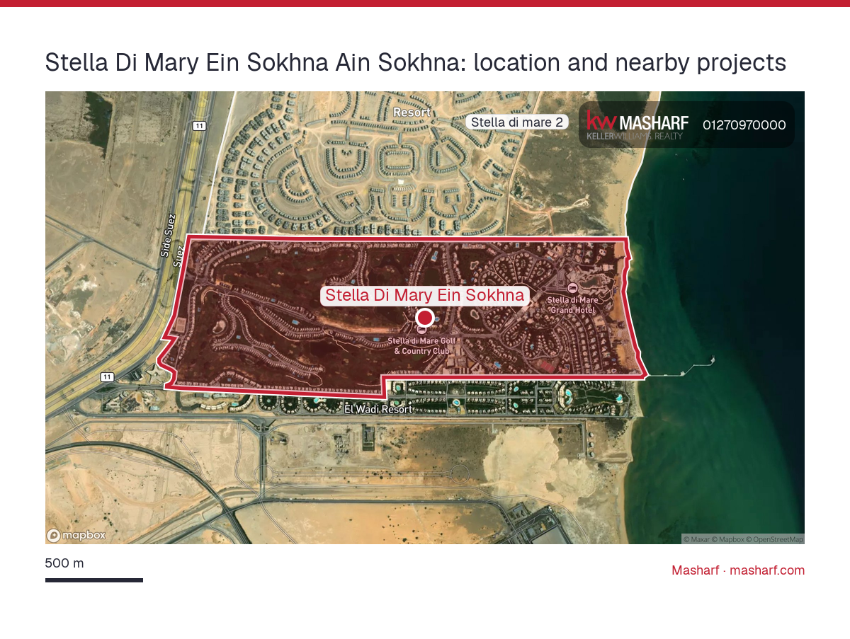 Where is Stella Di Mary Ein Sokhna located?