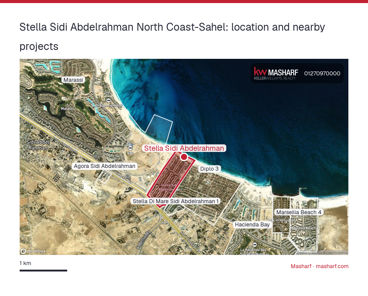 Where is Stella Sidi Abdelrahman located?