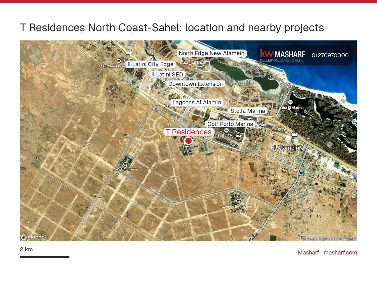 Where is T Residences located?