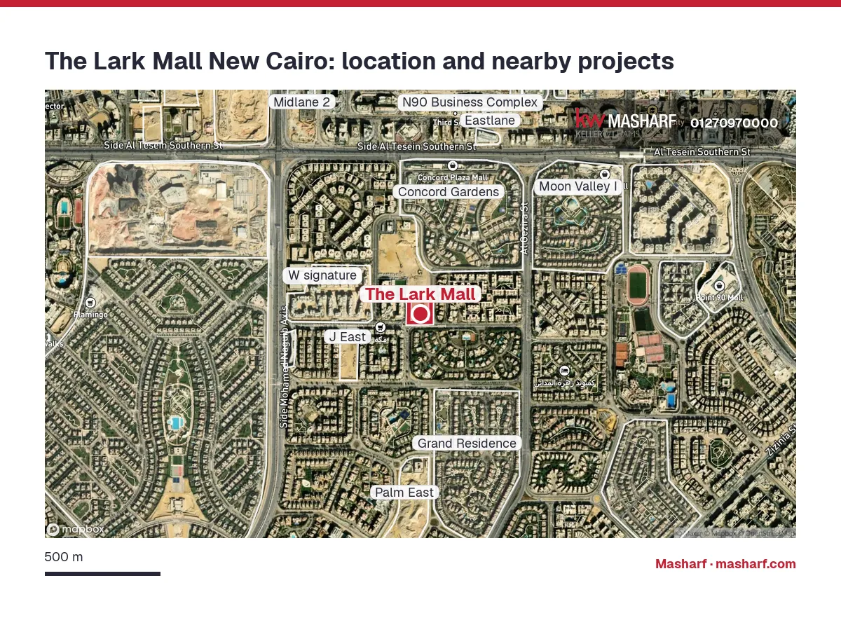 Where is The Lark Mall located?