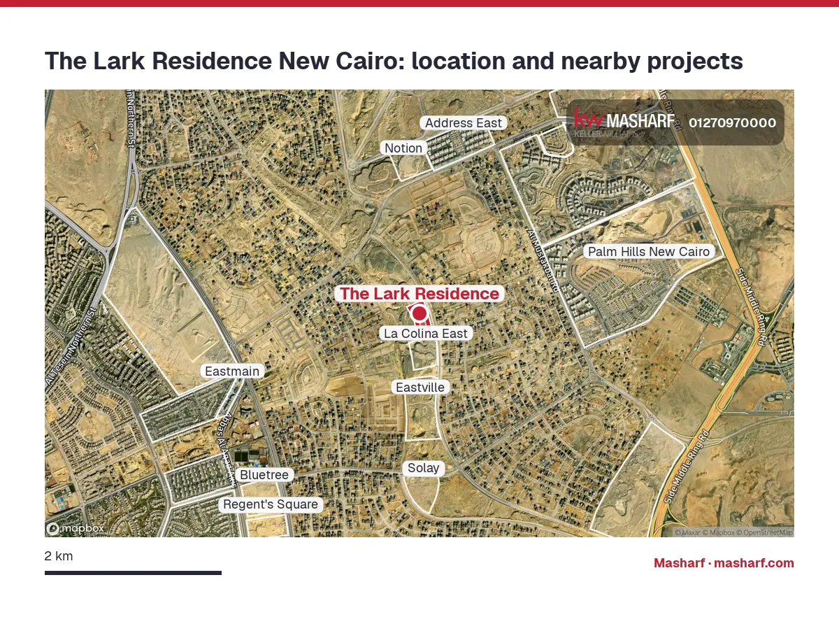 Where is The Lark Residence located?