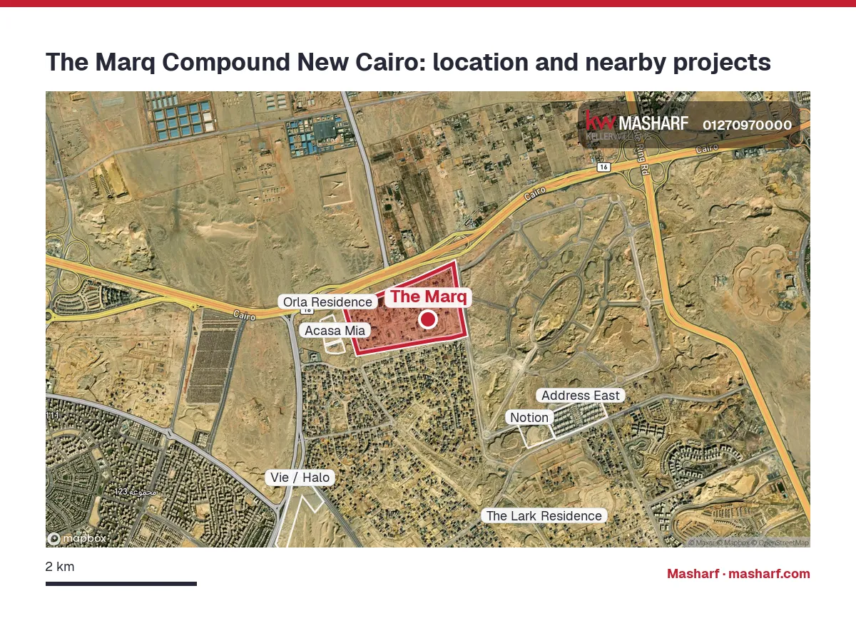 Where is The Marq located?