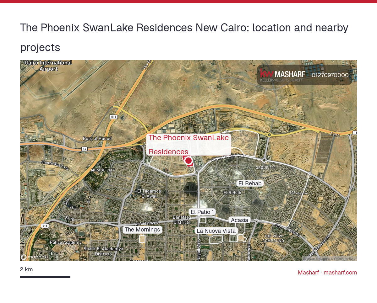 Where is The Phoenix SwanLake Residences located?
