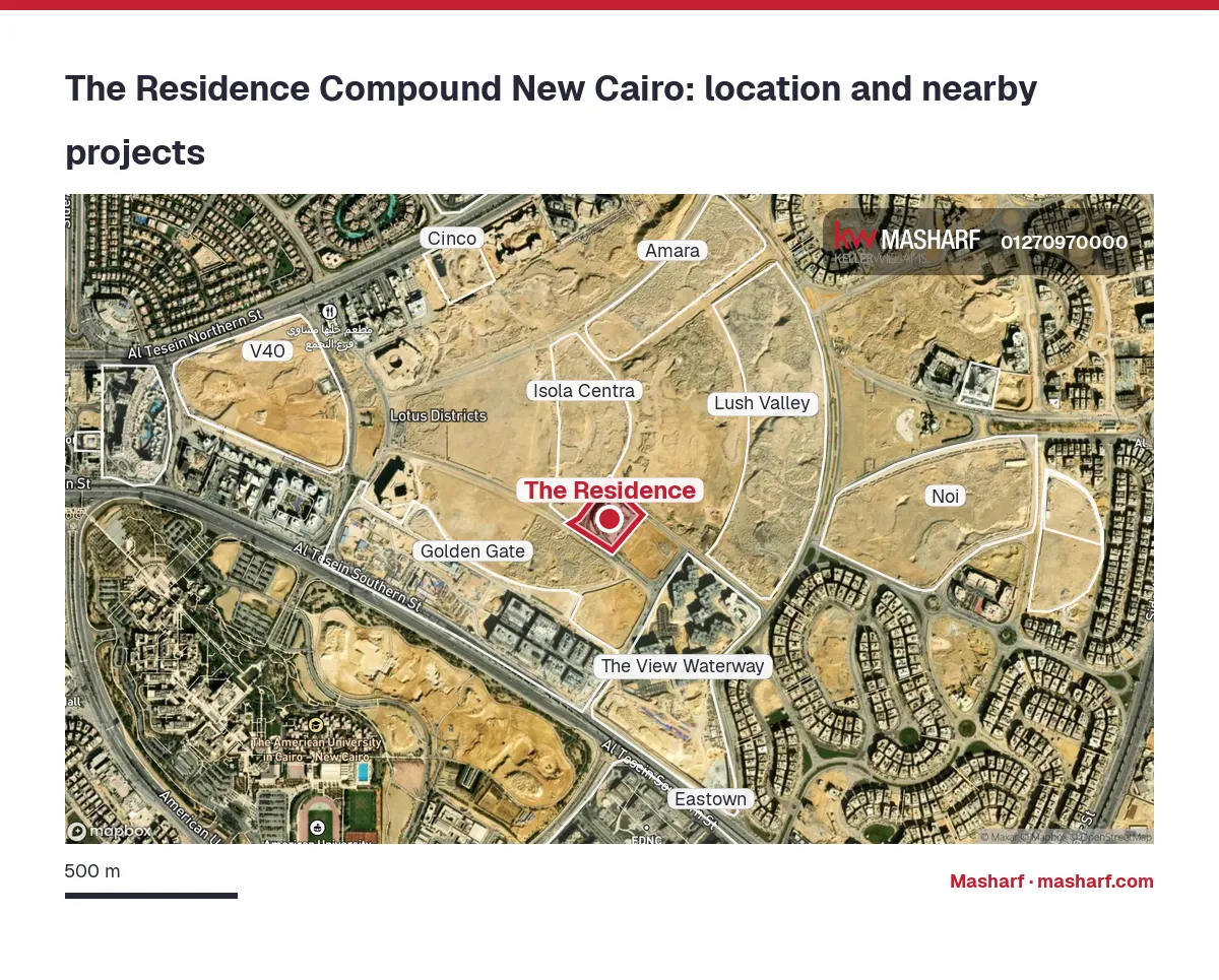 Where is The Residence located?