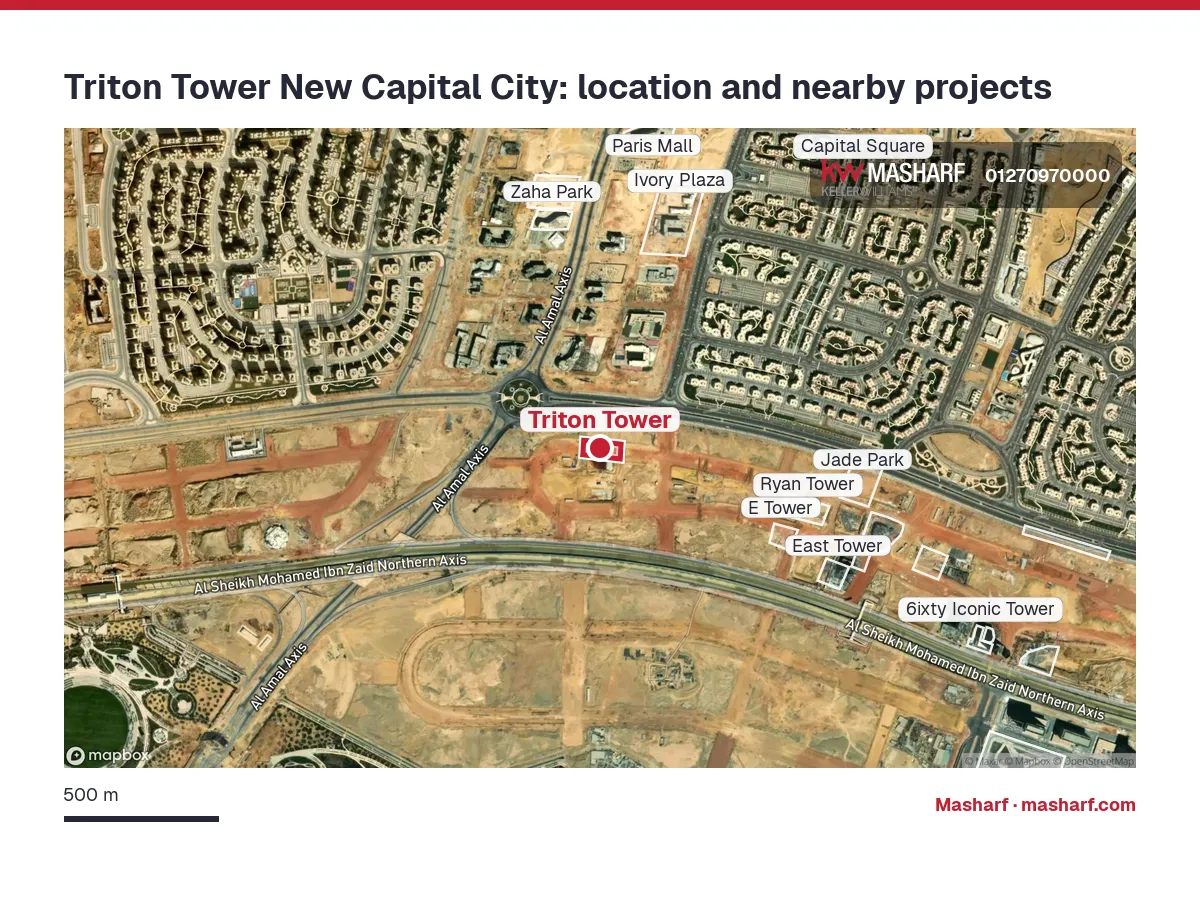 Where is Triton Tower located?