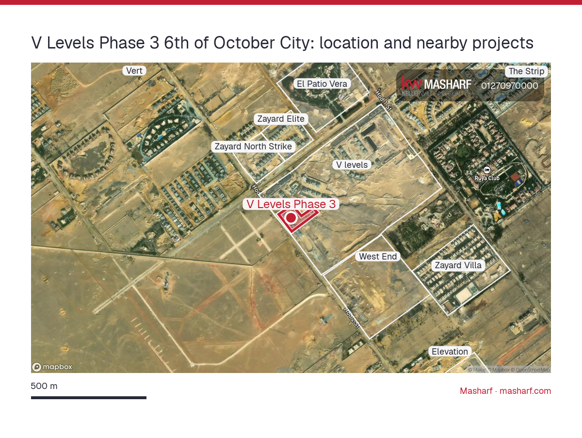 Where is V Levels Phase 3 located?