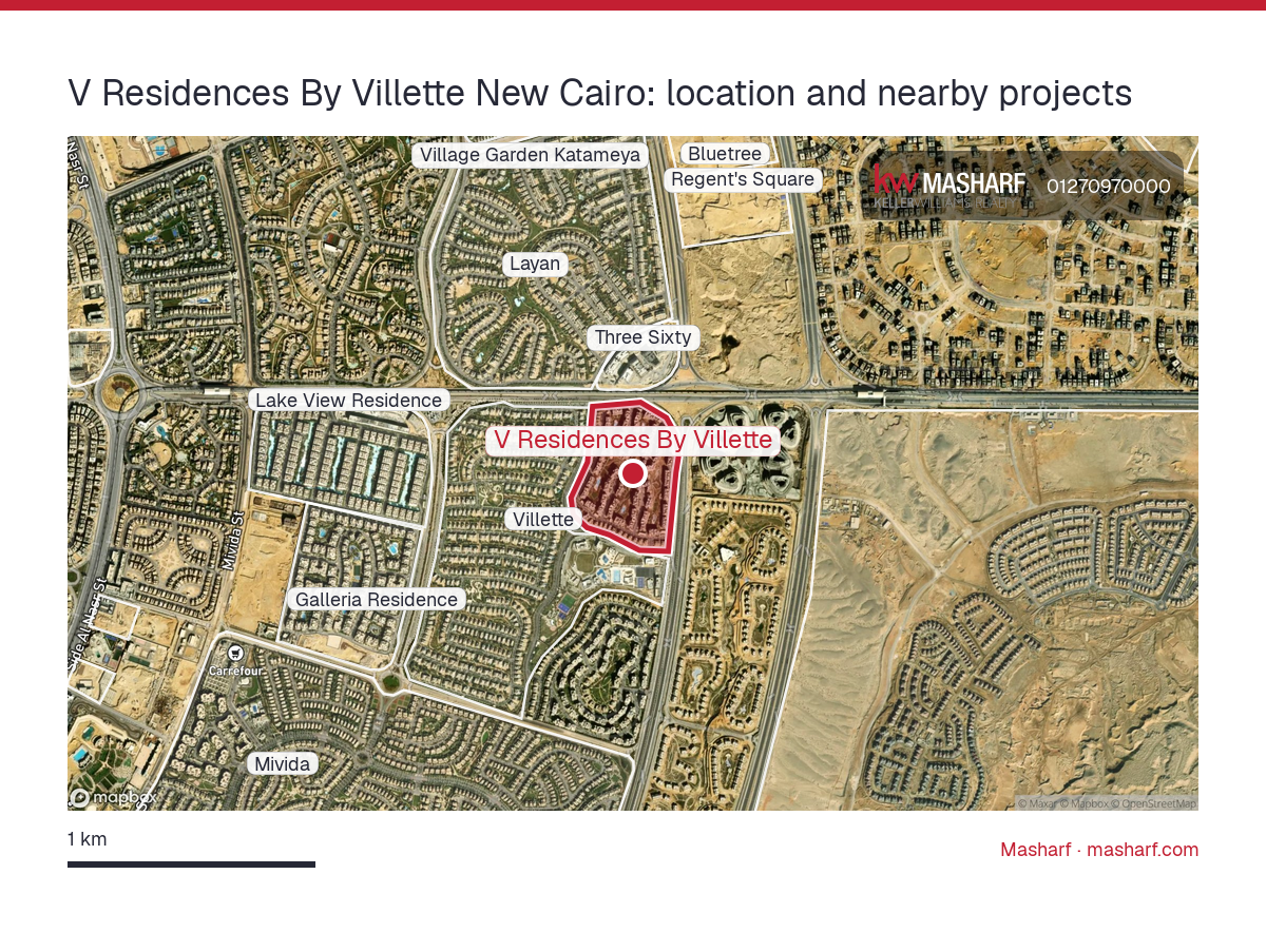 Where is V Residences By Villette located?
