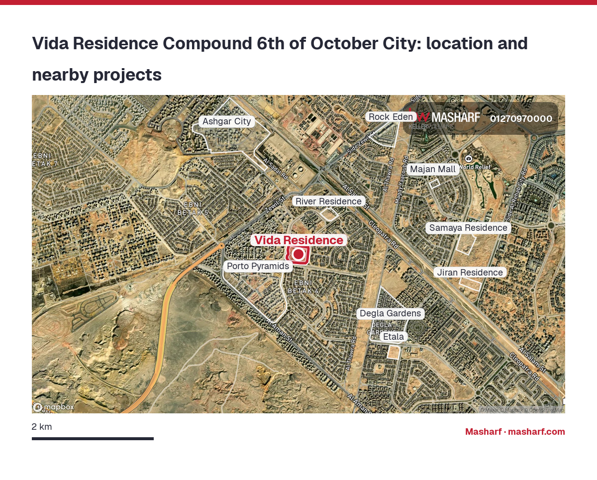 Where is Vida Residence located?