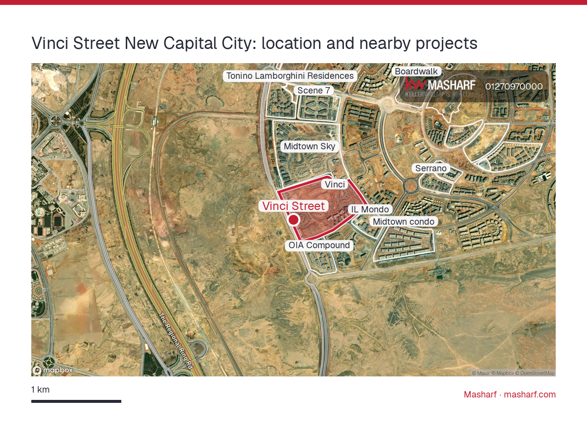 Where is Vinci Street located?