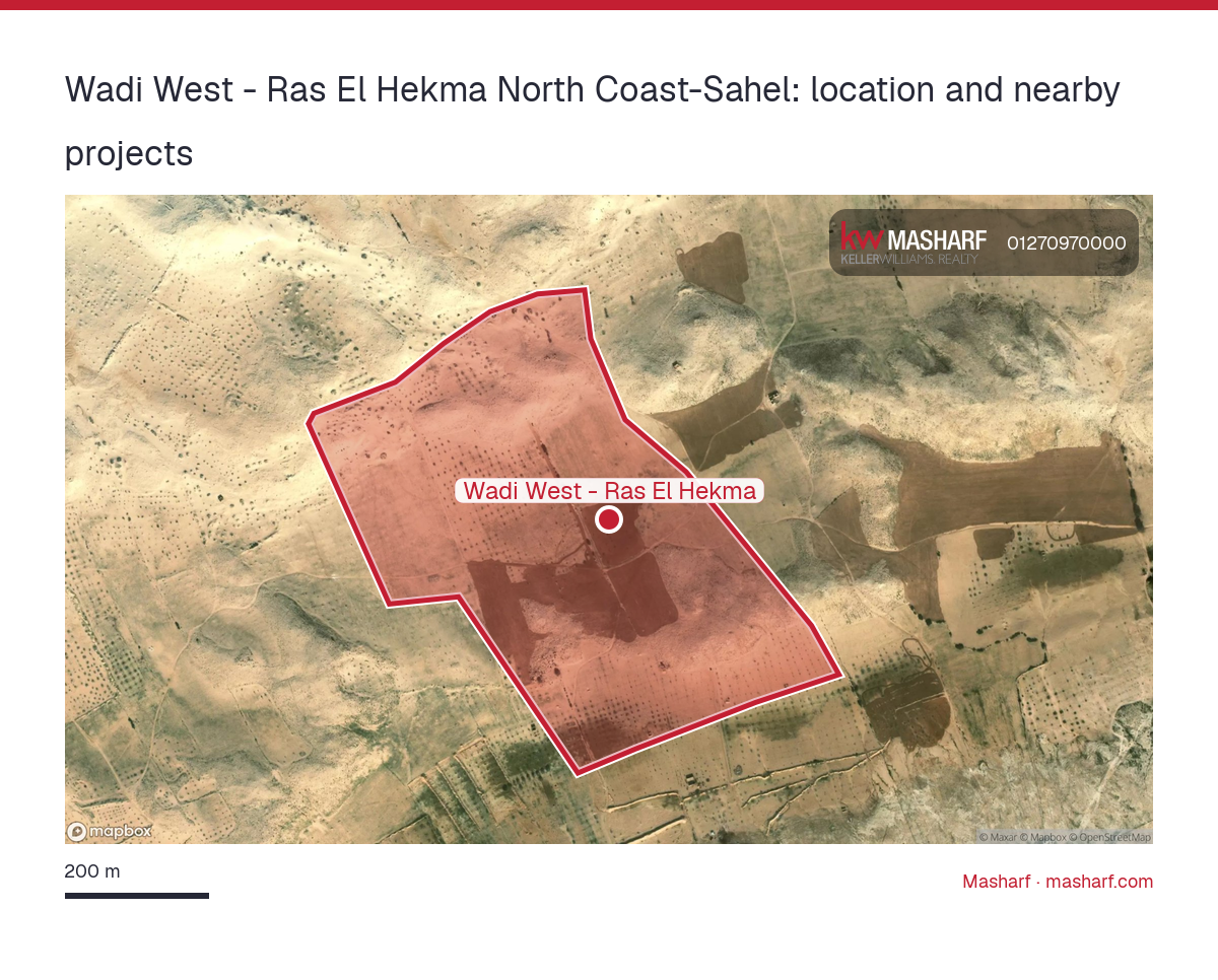 Where is Wadi West - Ras El Hekma located?