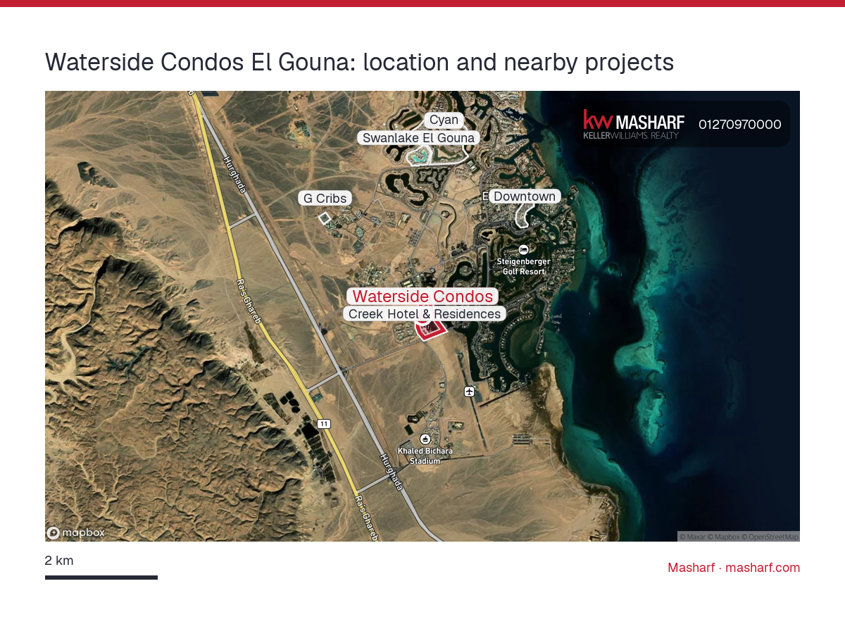 Where is Waterside Condos located?