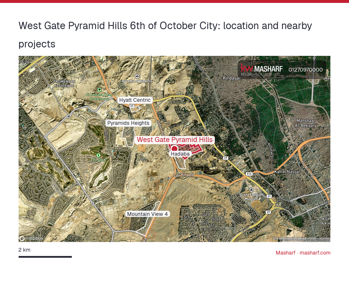 Where is West Gate Pyramid Hills located?