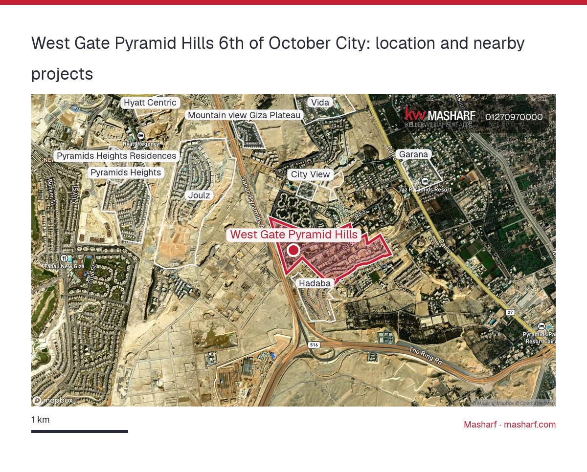 Where is West Gate Pyramid Hills located?