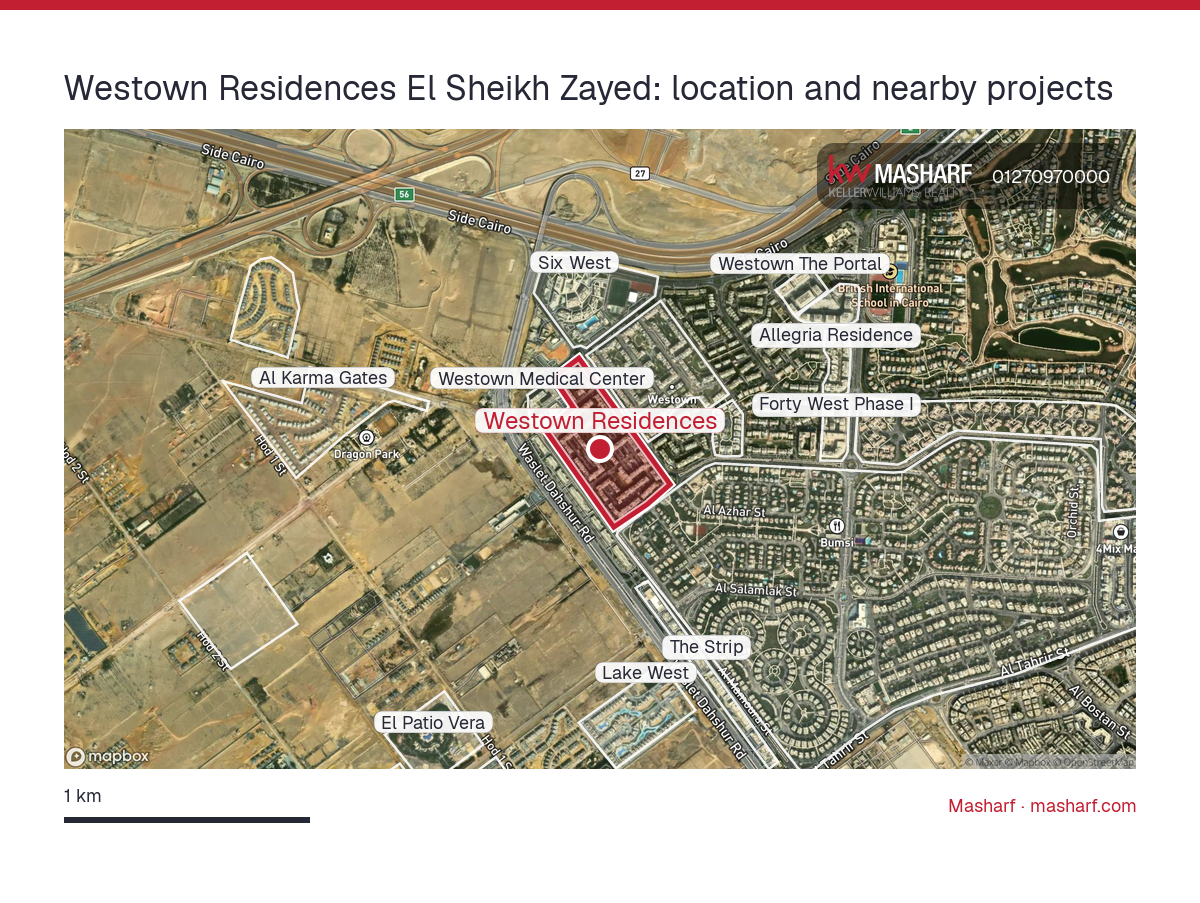 Where is Westown Residences located?