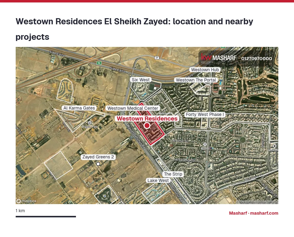 Where is Westown Residences located?