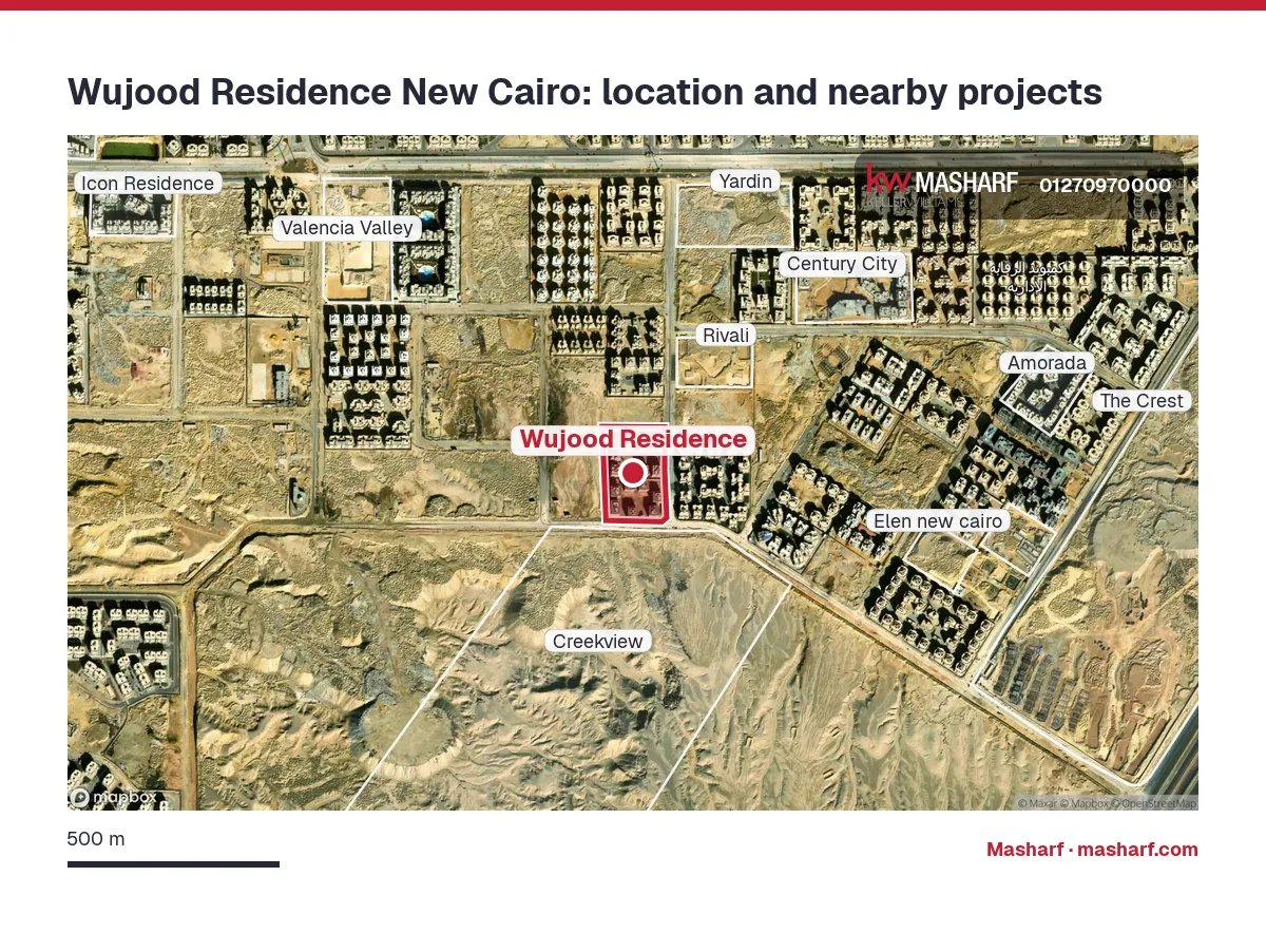 Where is Wujood Residence located?