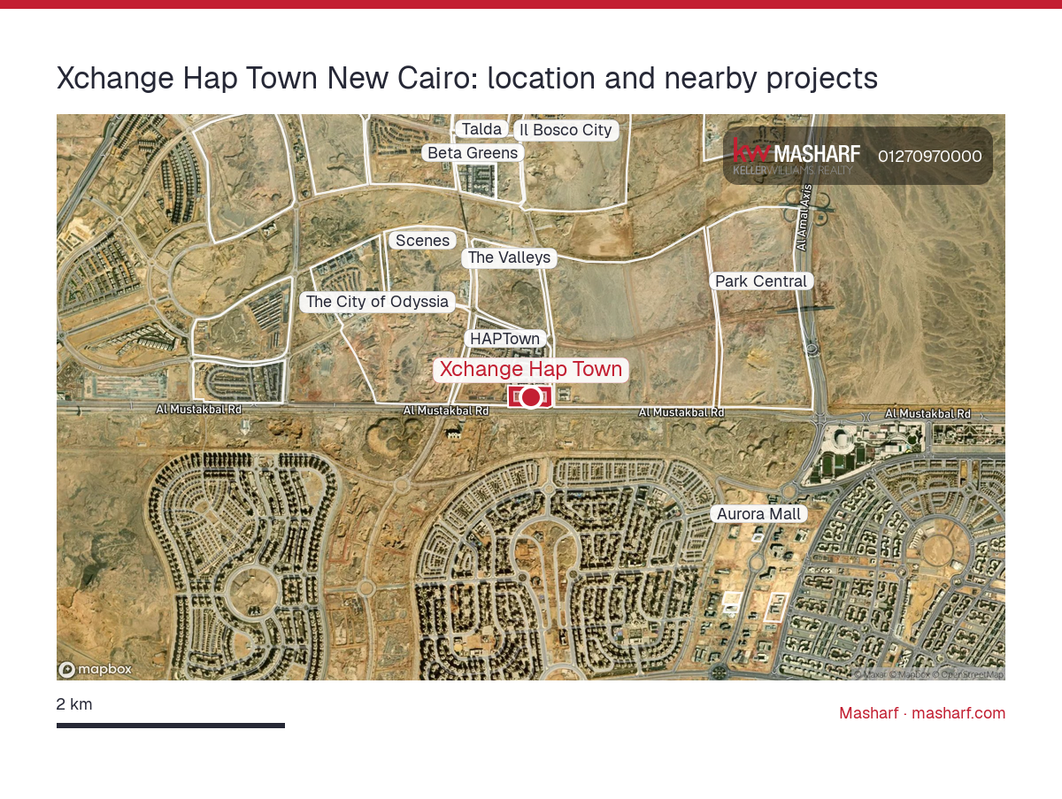 Where is Xchange Hap Town located?