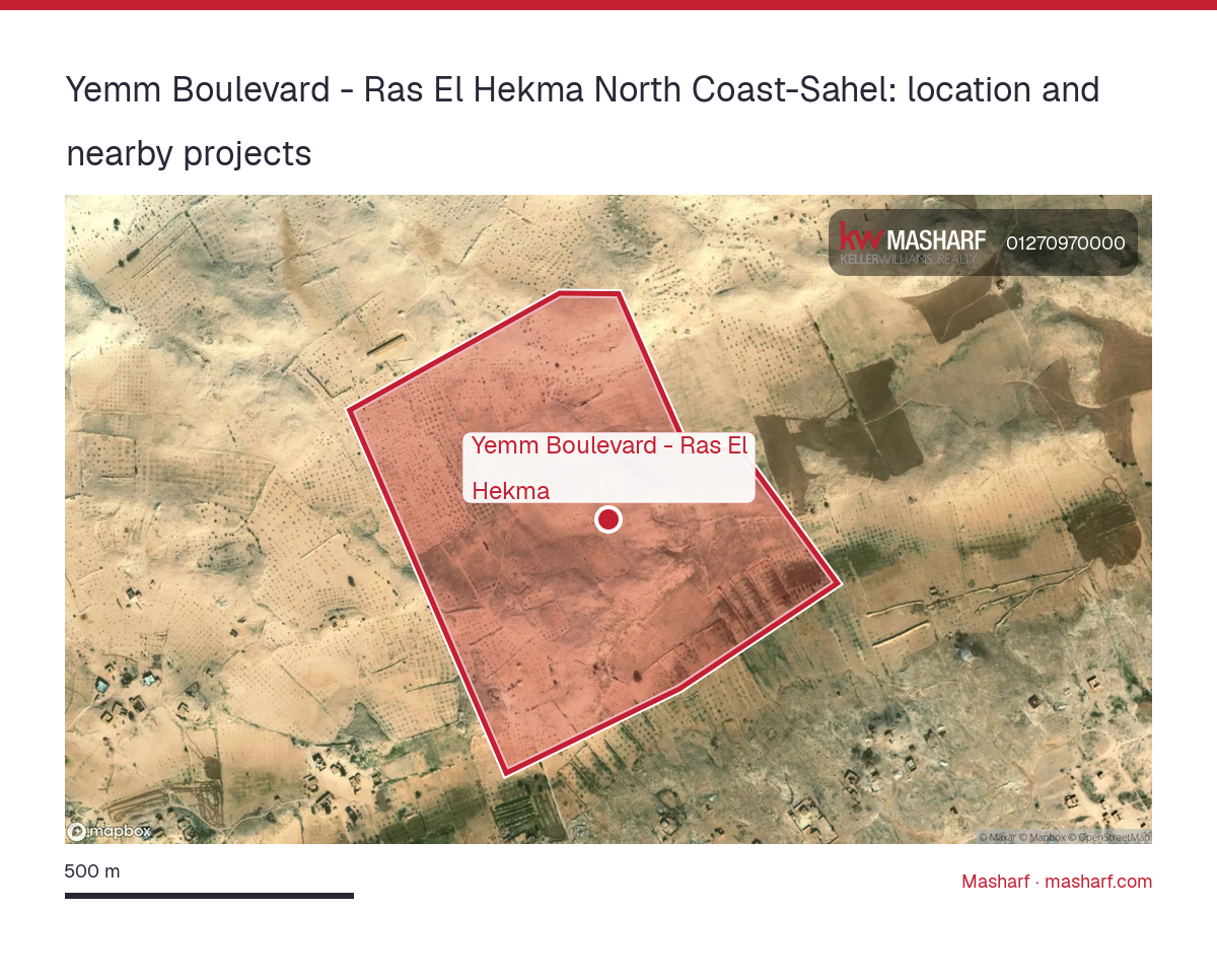 Where is Yemm Boulevard - Ras El Hekma located?