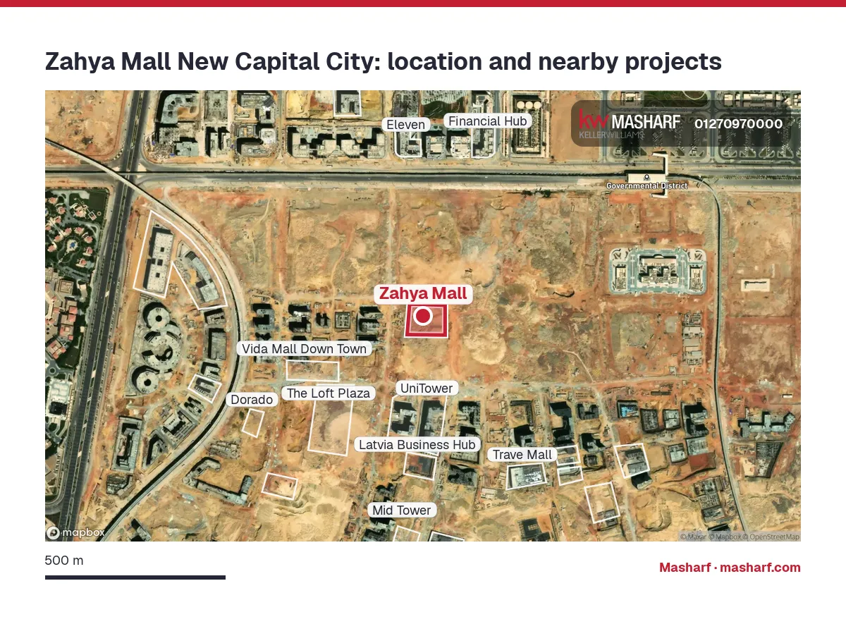 Where is Zahya Mall located?