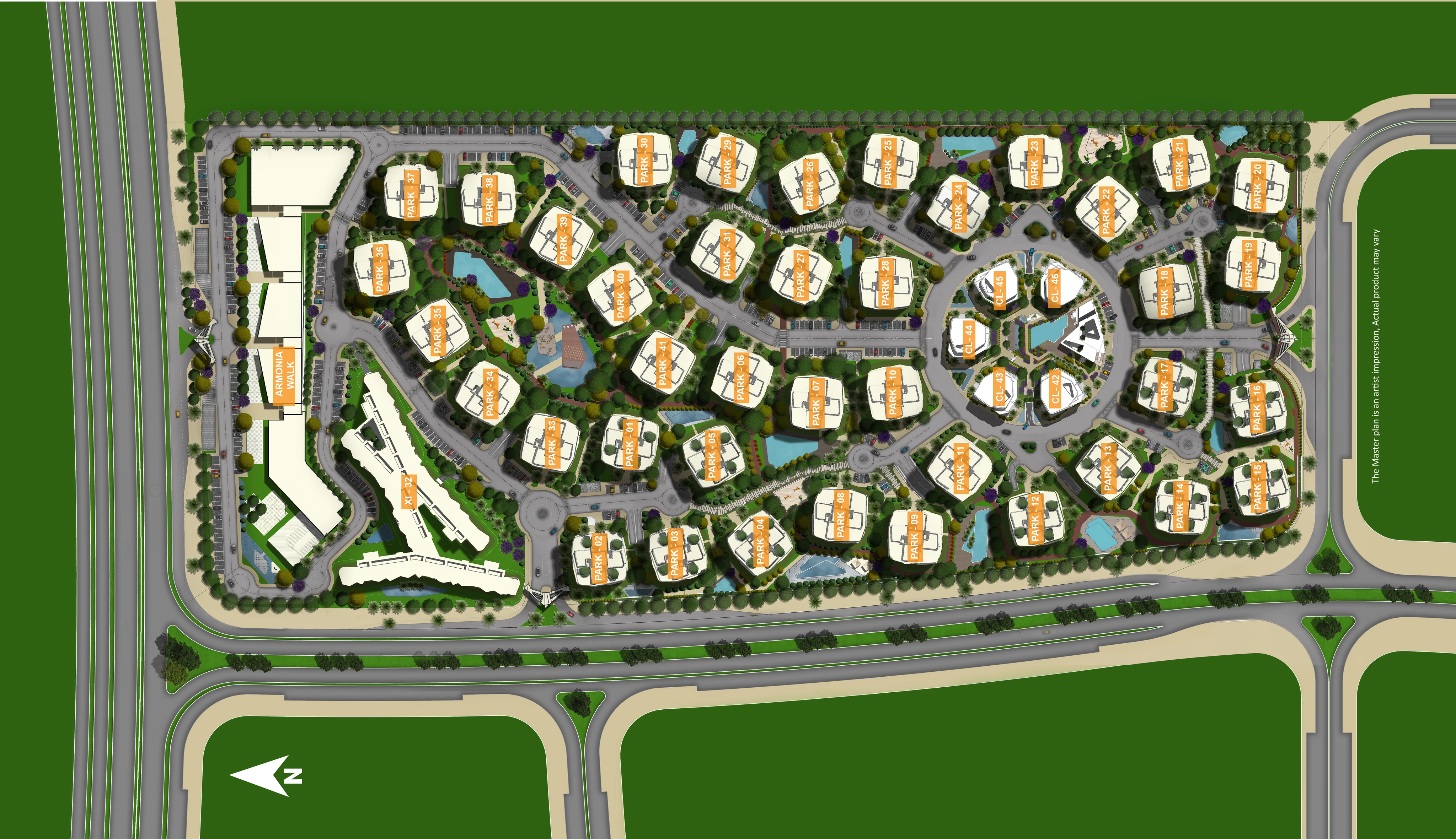 Armonia New Capital City master plan