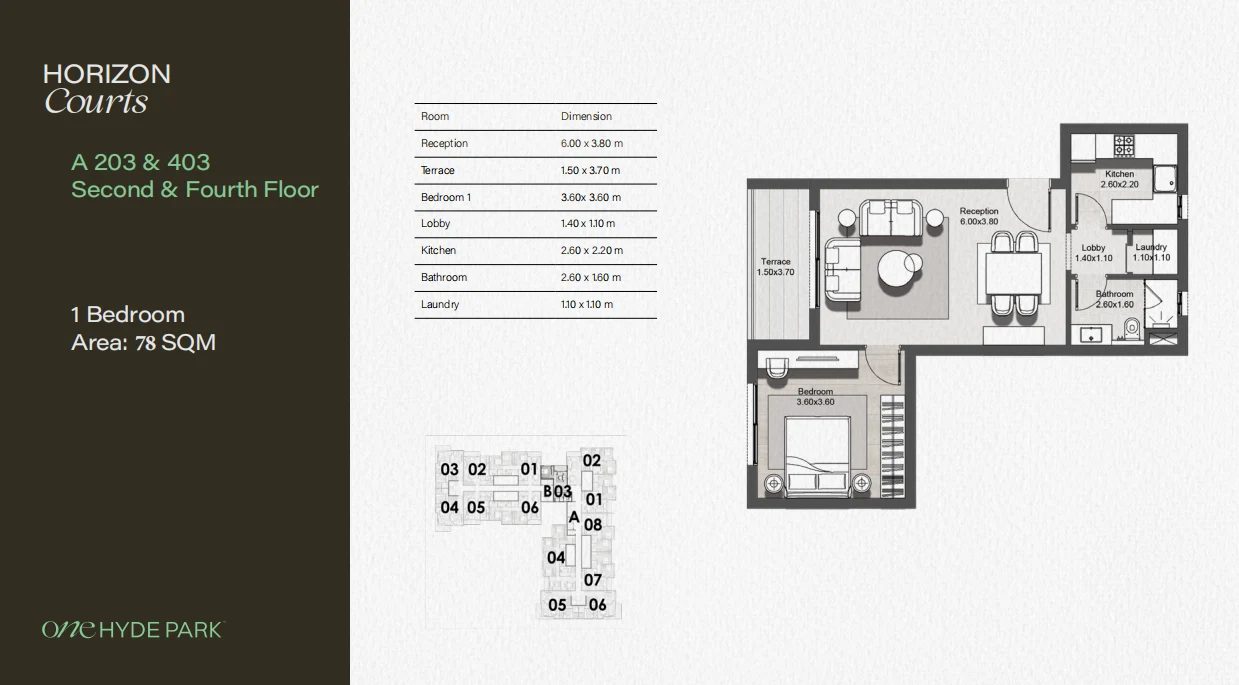 Villas for sale in One Hyde Park New Cairo — Apartment