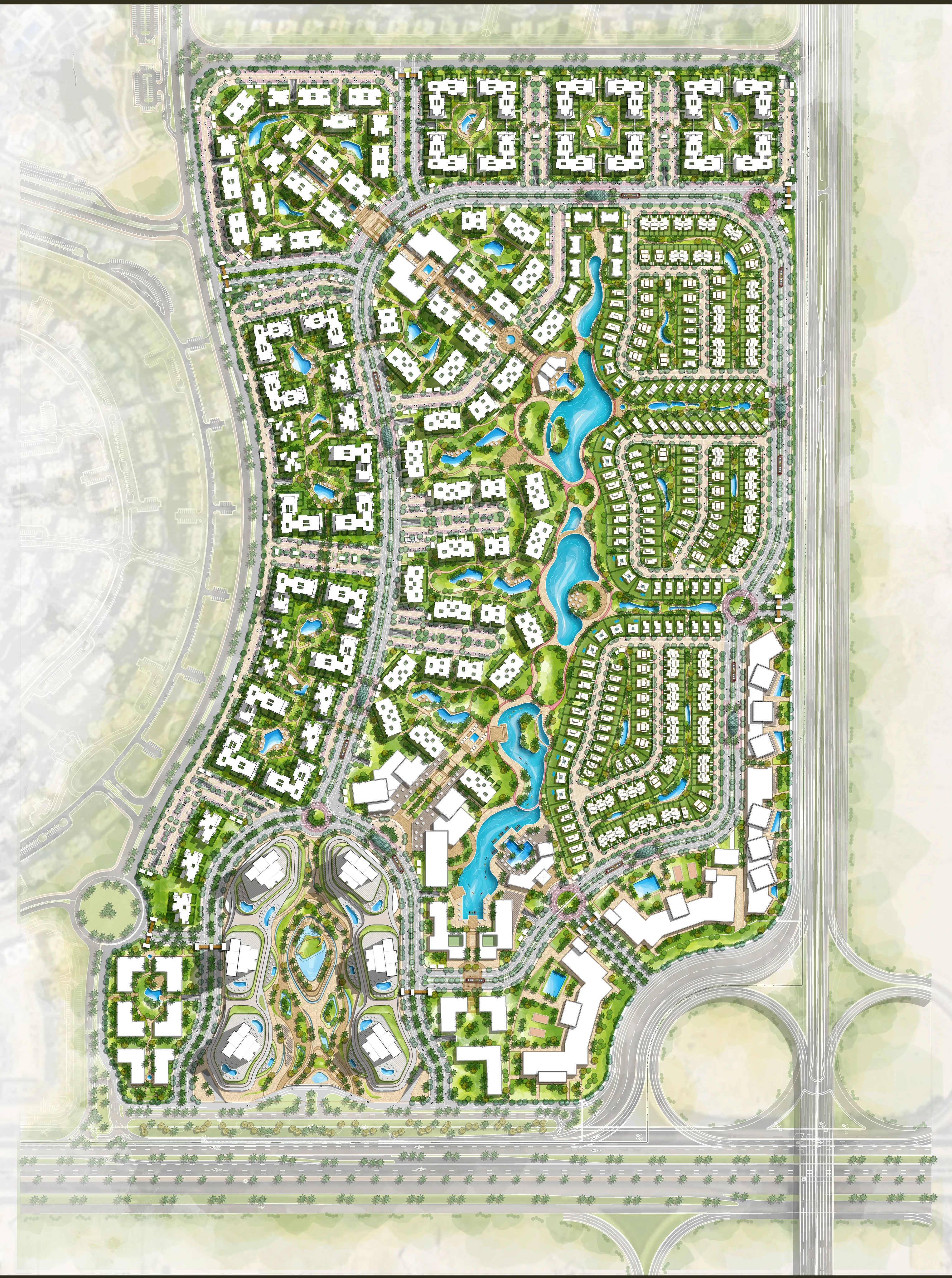 One Hyde Park New Cairo master plan