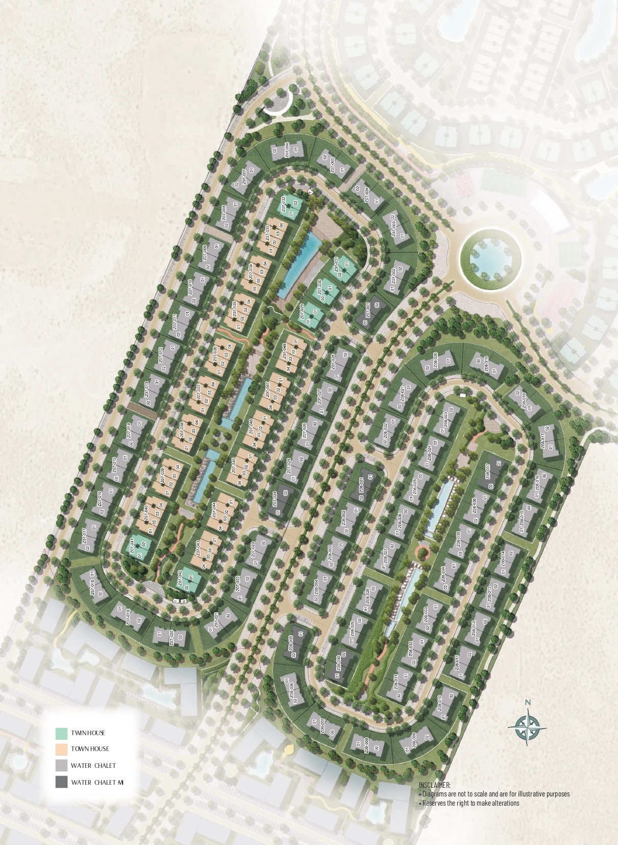 Water Chalet - Ogami North Coast-Sahel master plan