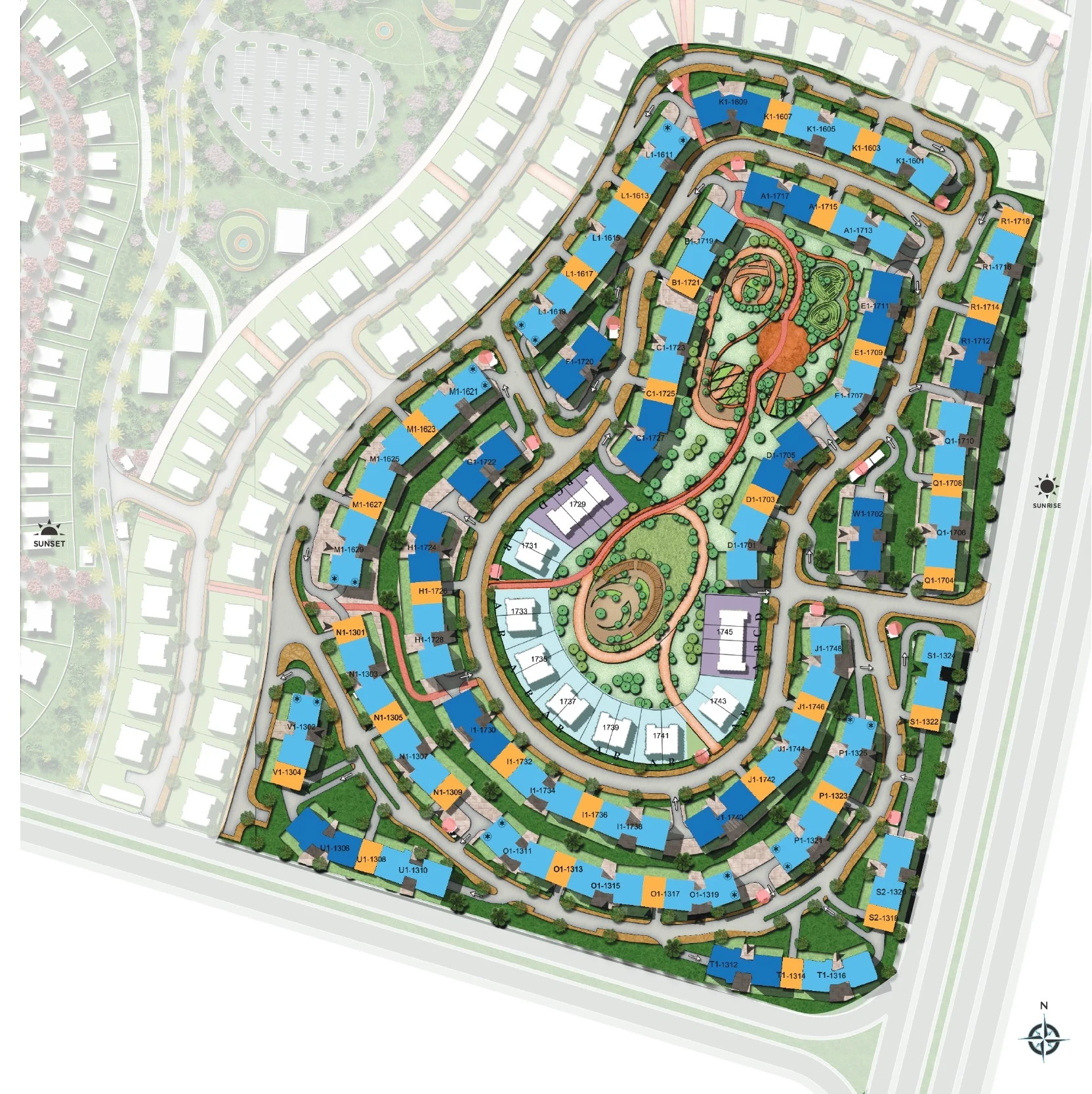 Sky Condos New Cairo master plan