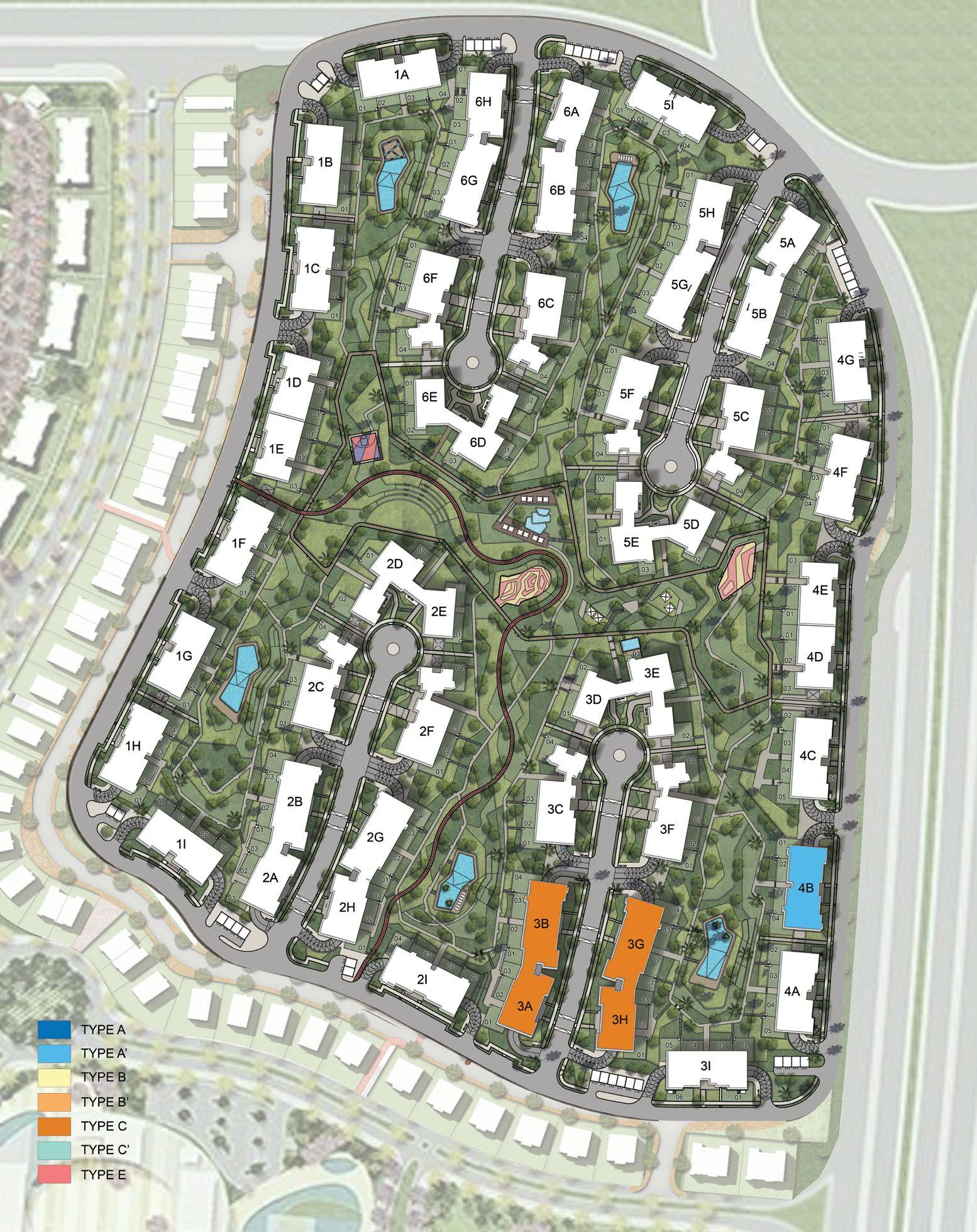 V Residences By Villette New Cairo master plan