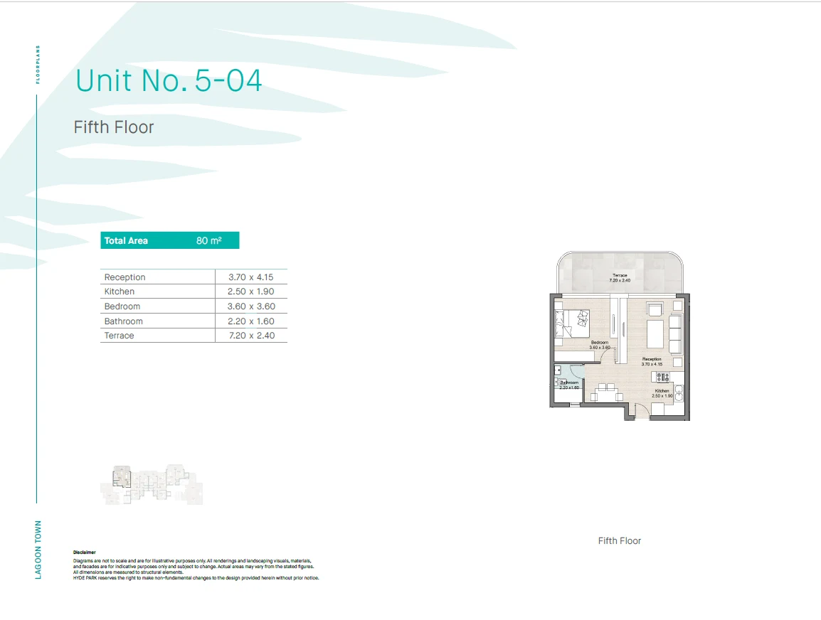 Apartments for sale in Lagoon Town North Coast-Sahel — Apartment