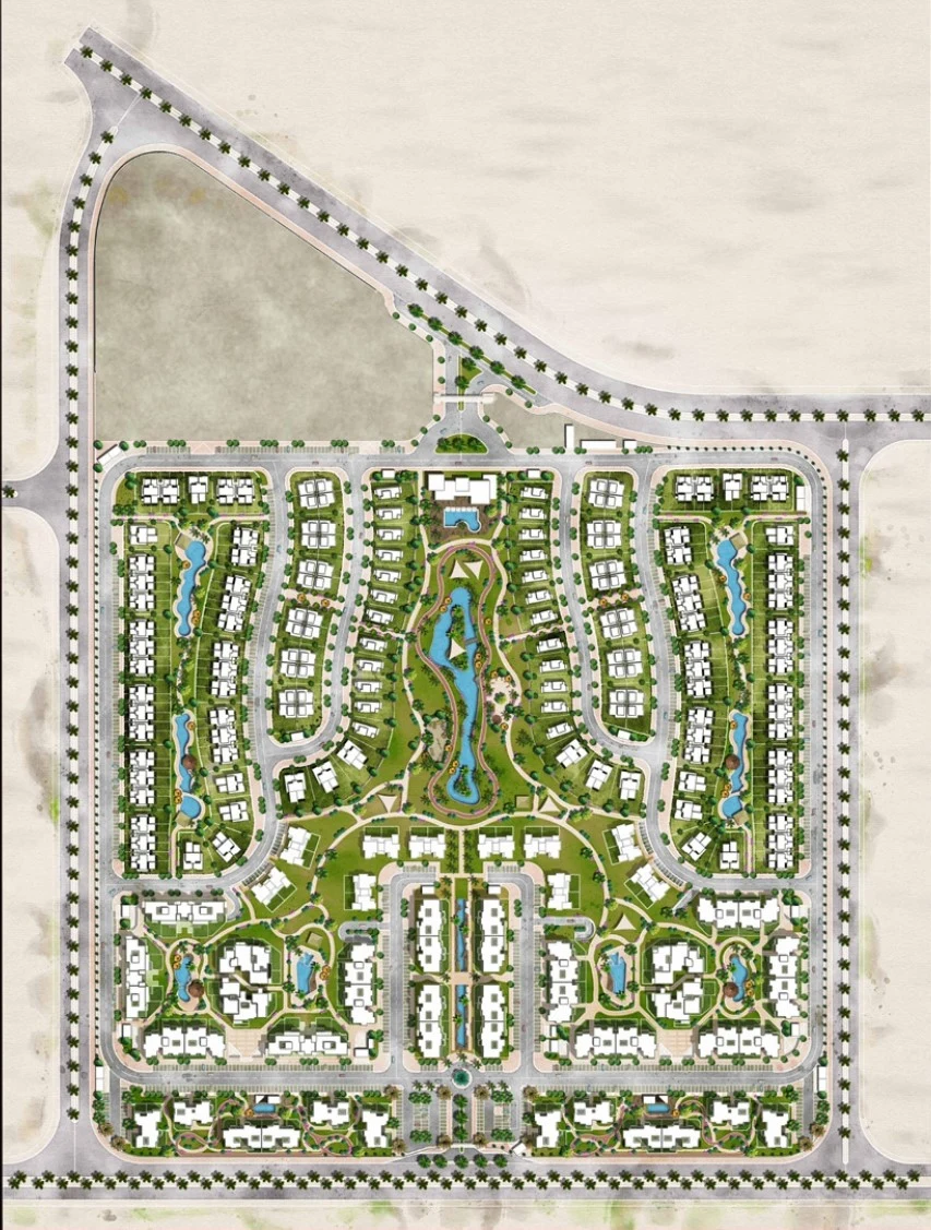 Park Residence - Garden Lakes 6th of October City master plan